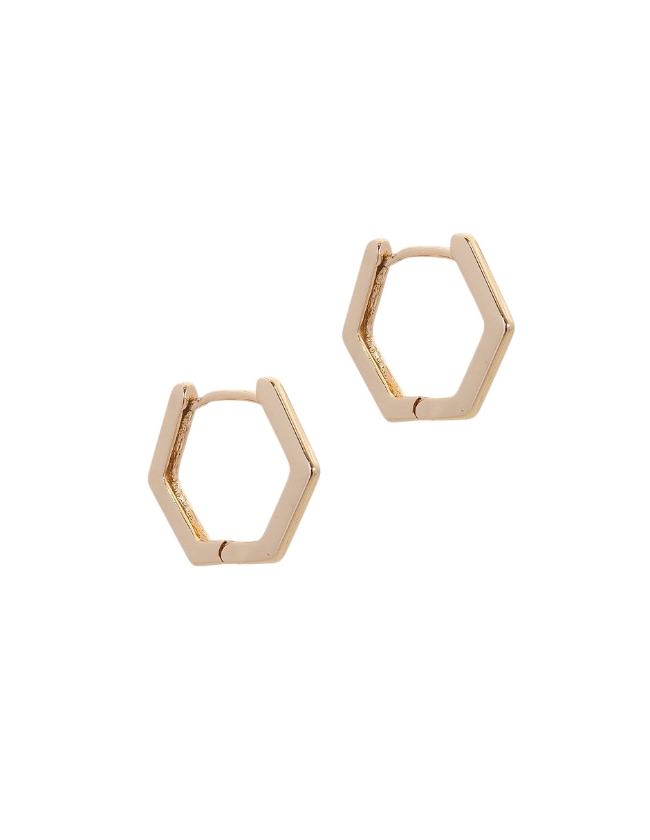 Aretes cortos de estrella con acabado lustre 2
