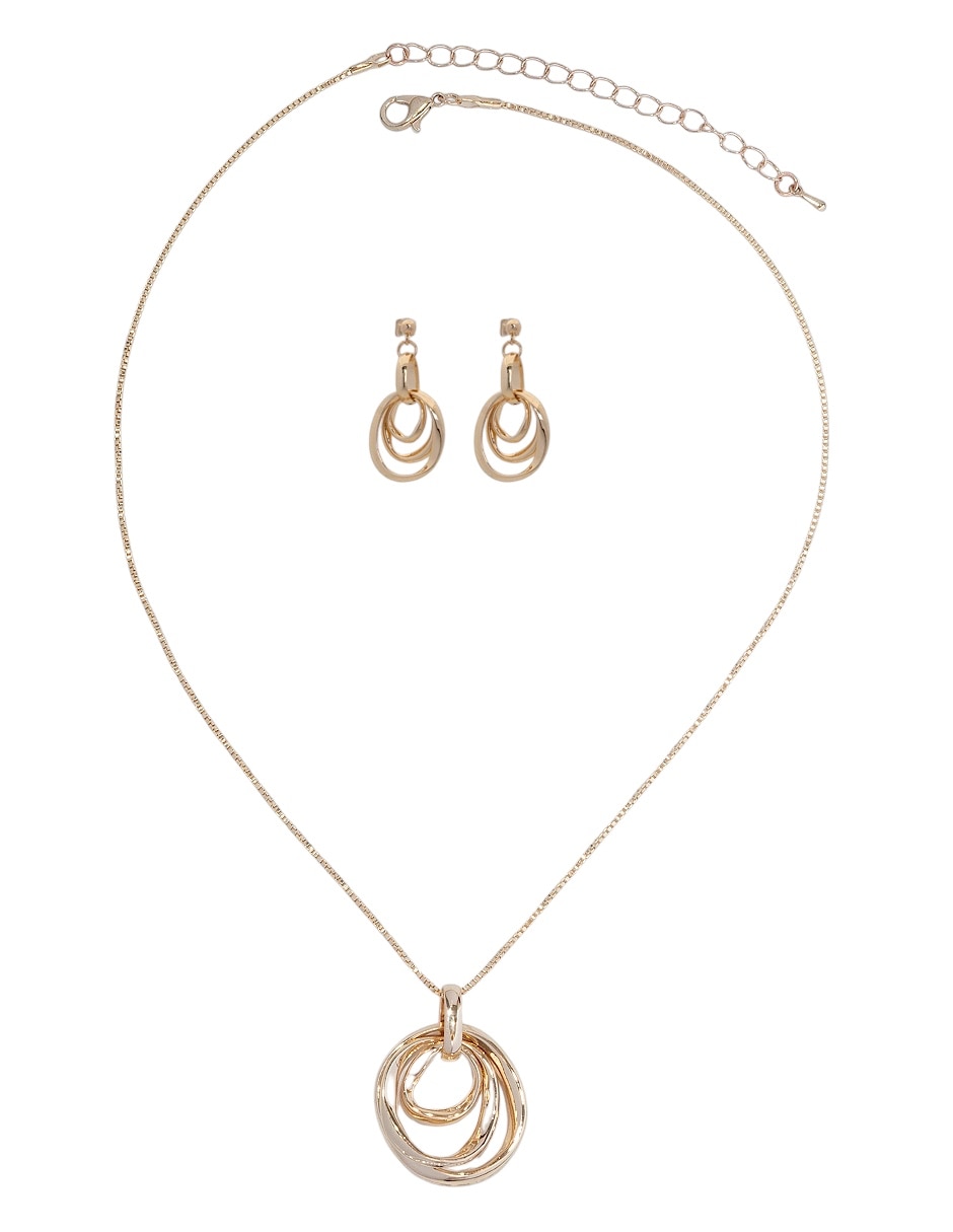 Set de collar y aretes