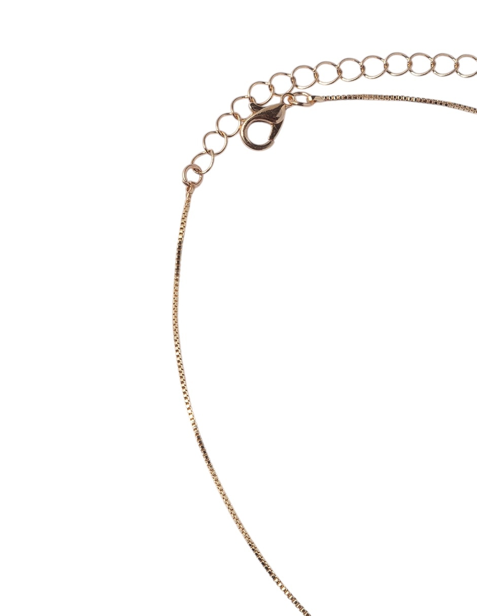 Set de collar y aretes de metal 3