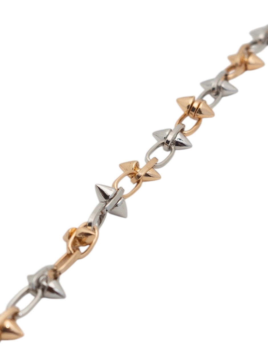 Pulsera joyería de metal con acabado 3