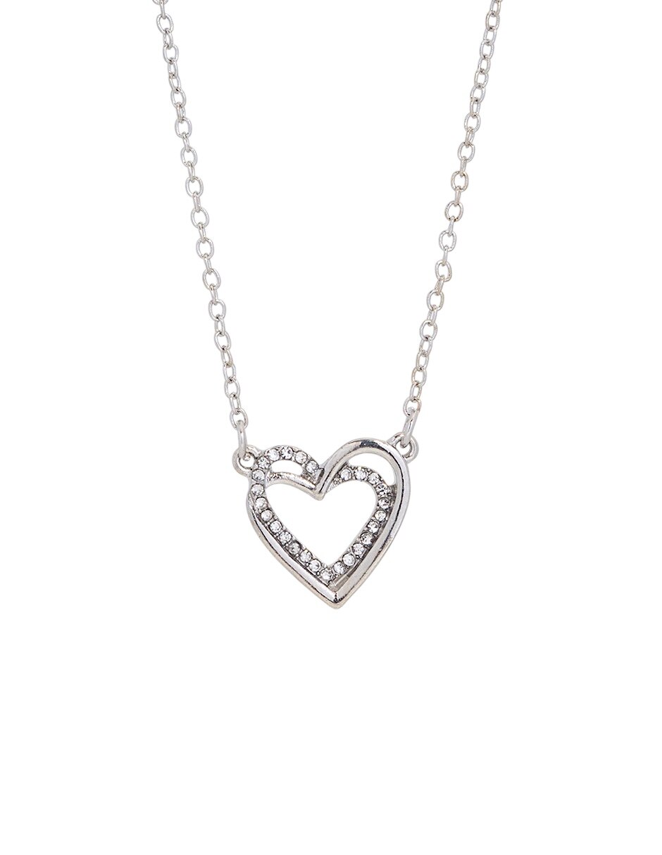 Collar joyería de corazón de metal 2