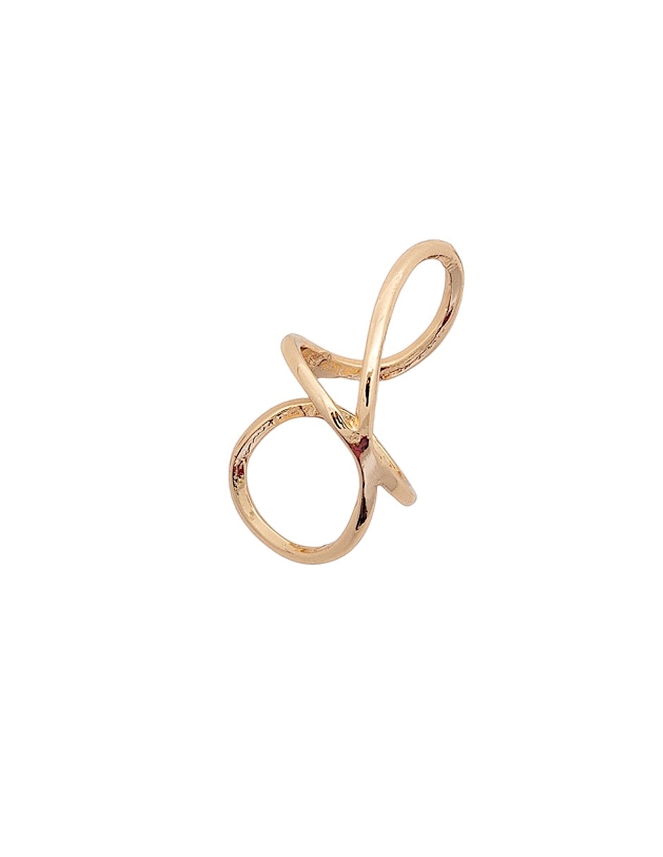 Anillo joyería de nudo de metal lustre 1