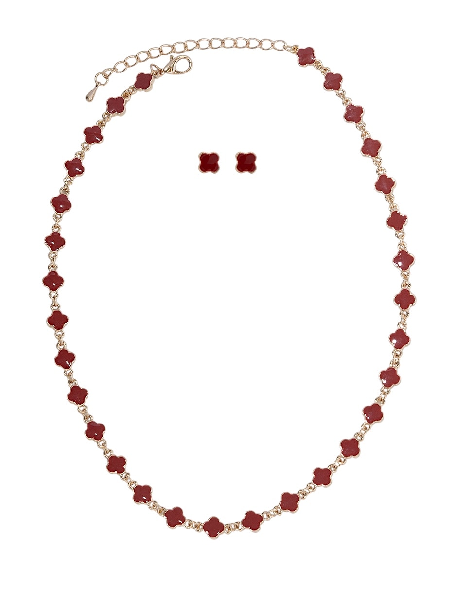 Set de collar y aretes