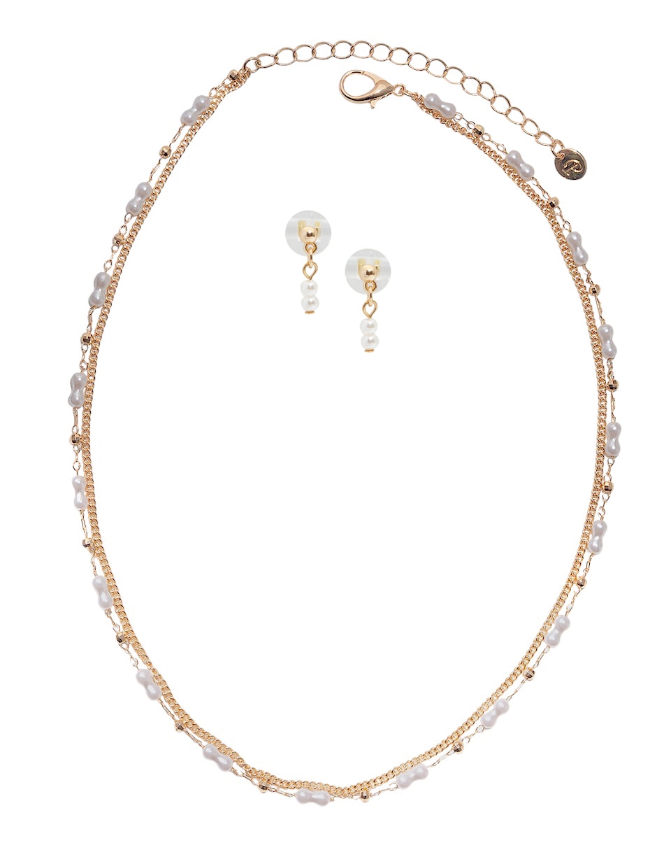 Set collar y aretes