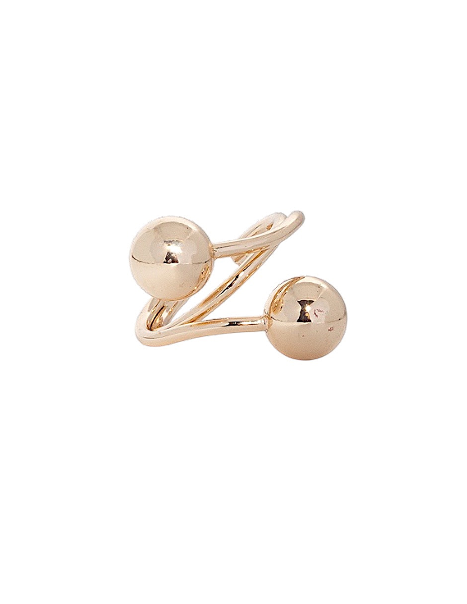 Anillo joyería de bala de metal lustre 1