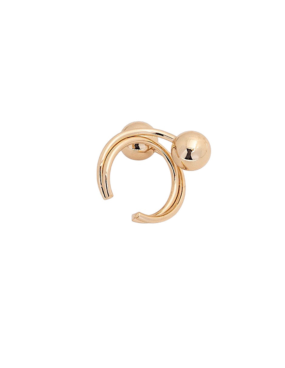 Anillo joyería de bala de metal lustre