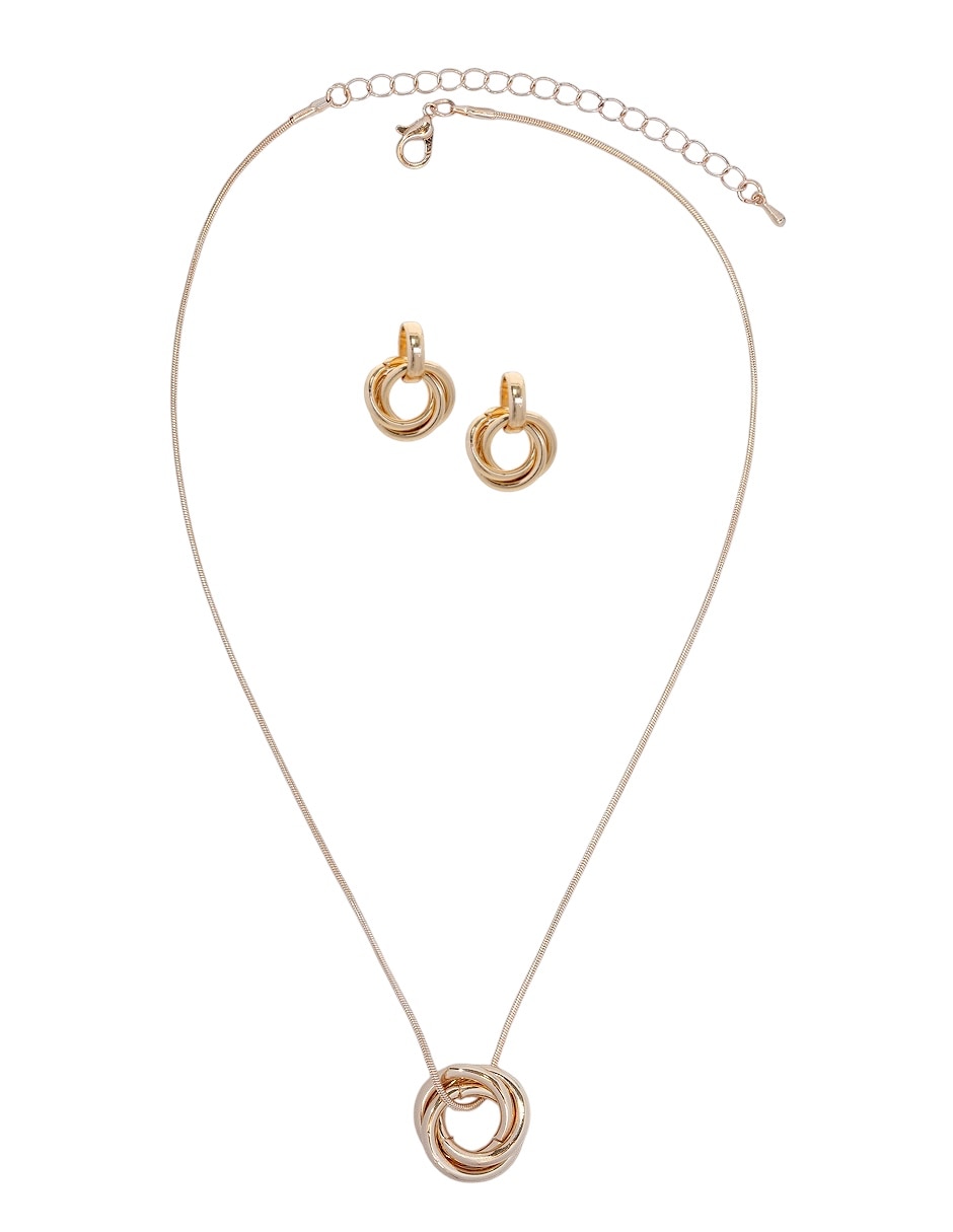 Set de collar y aretes