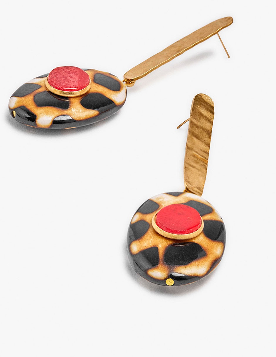 Aretes trend con acabado mate 3