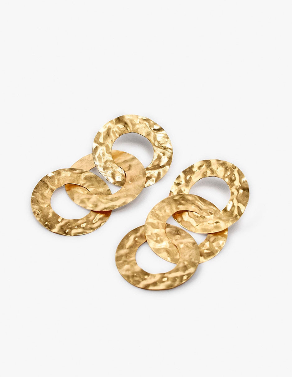 Aretes trend con acabado mate 3
