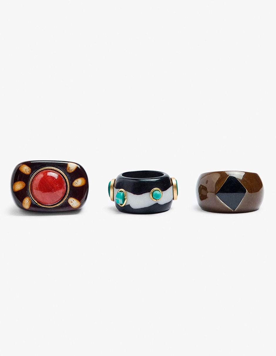 Set de anillos mate 1