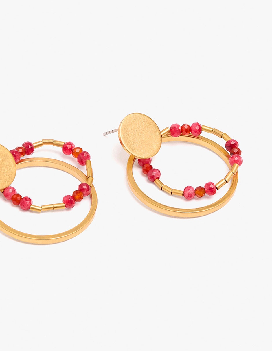 Aretes Almara con acabado mate 2