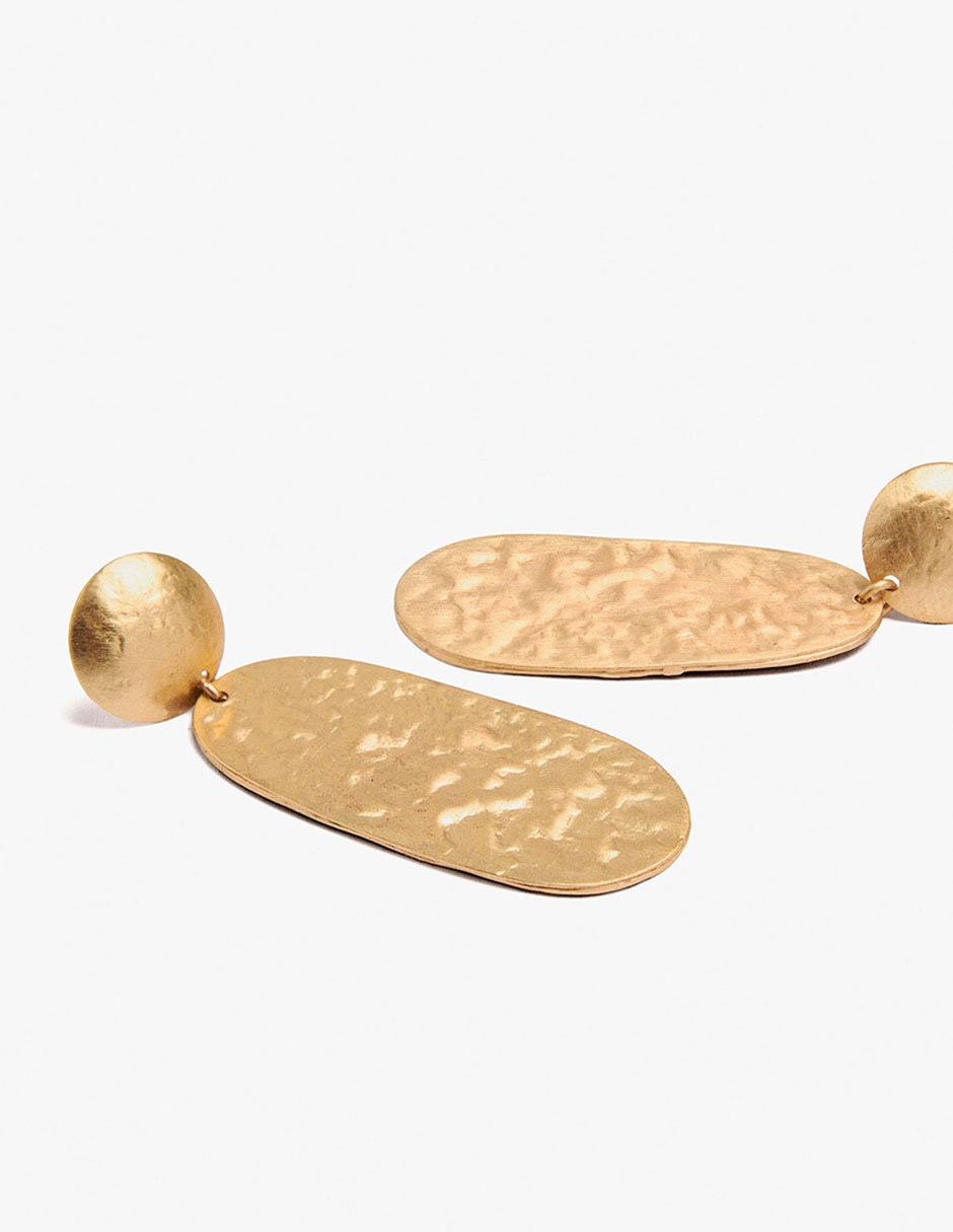 Aretes trend con acabado mate 3