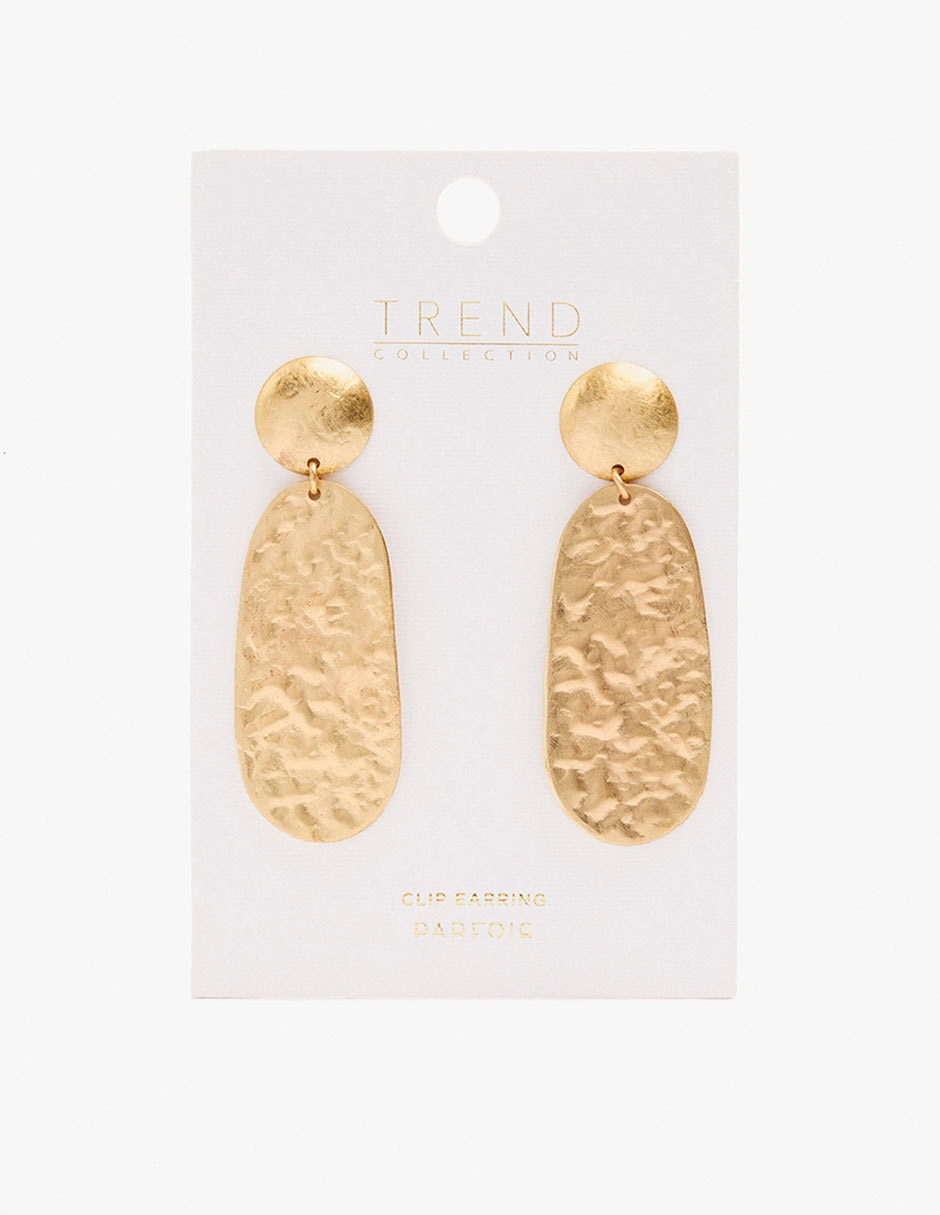 Aretes trend con acabado mate 4