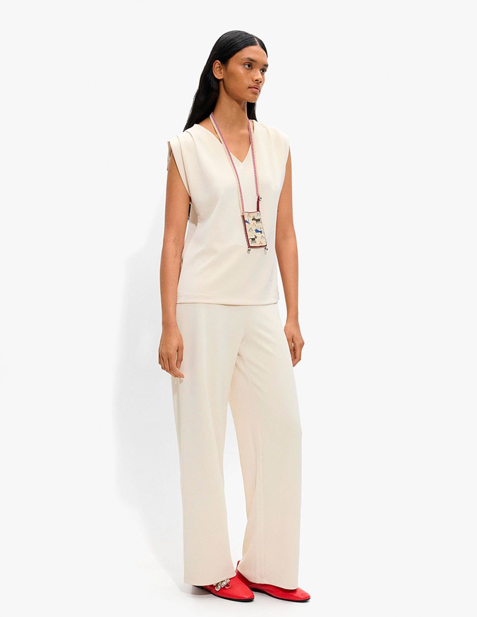Pantalón de vestir regular para mujer 3