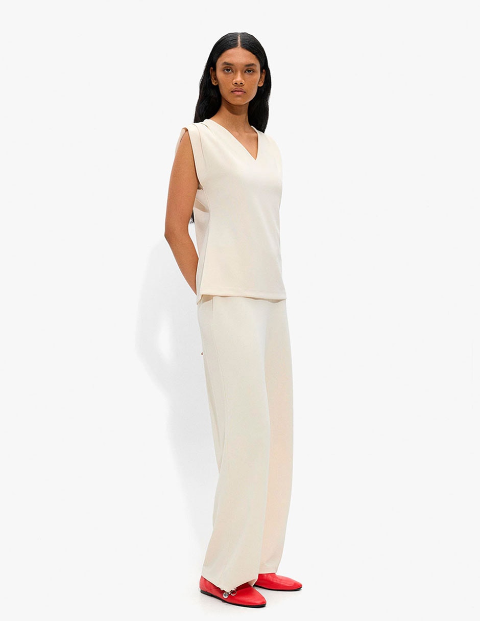 Pantalón de vestir regular para mujer 4