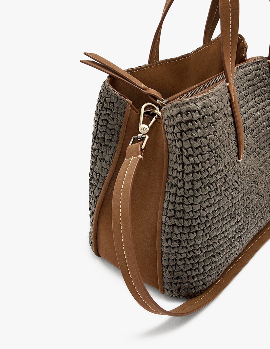 Bolsa tote panama para mujer 2