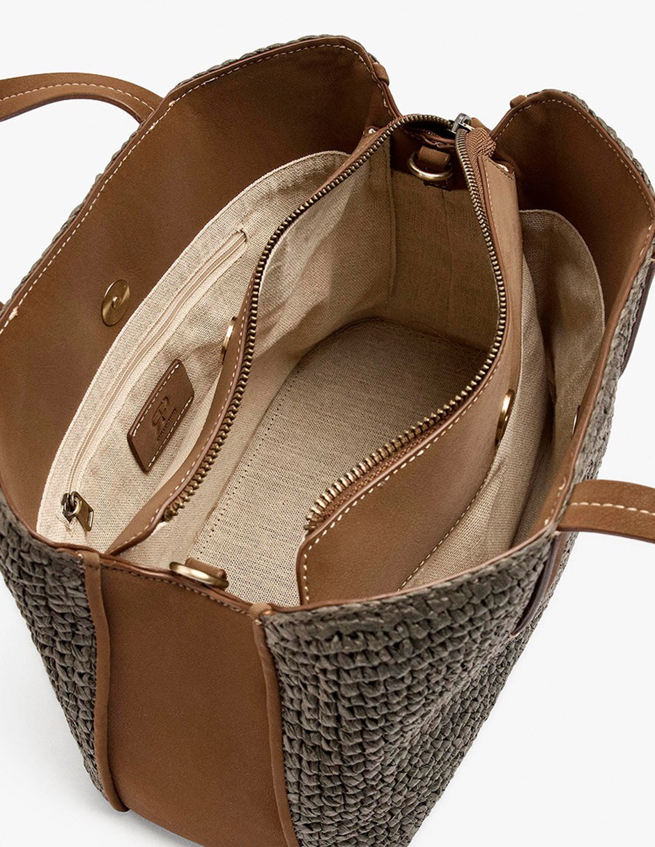 Bolsa tote panama para mujer 4
