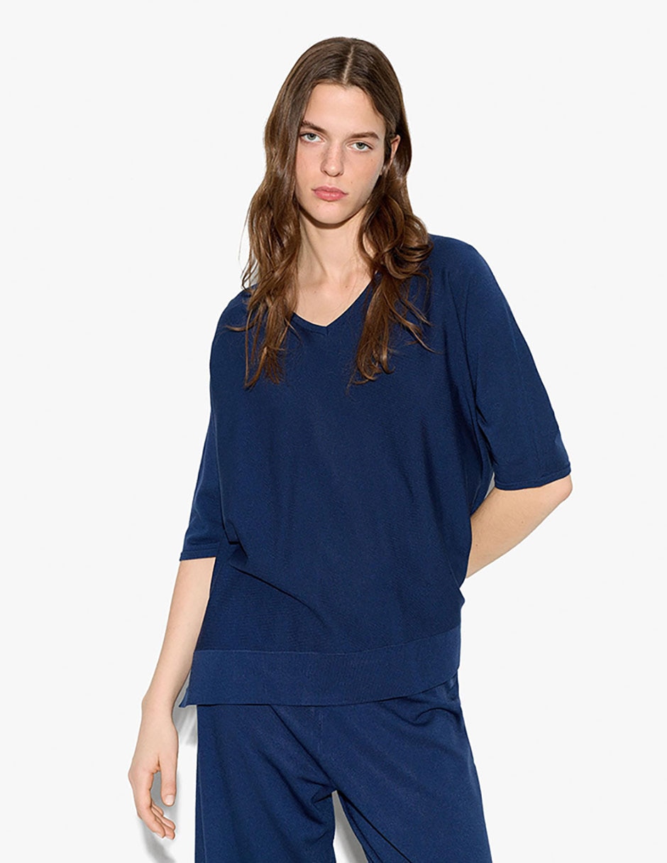 Suéter cuello redondo para mujer Suéter cuello redondo para mujer