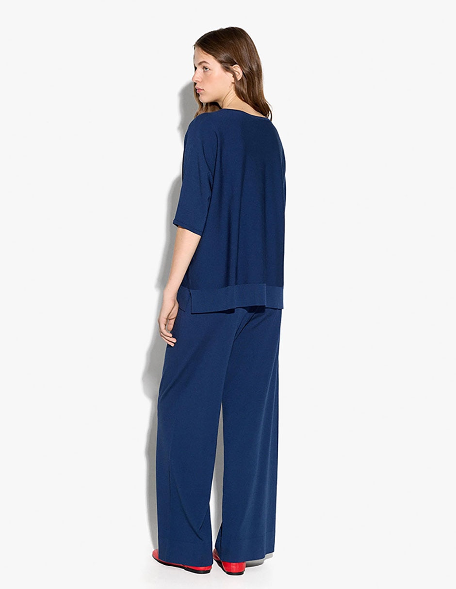 Suéter cuello redondo para mujer 2