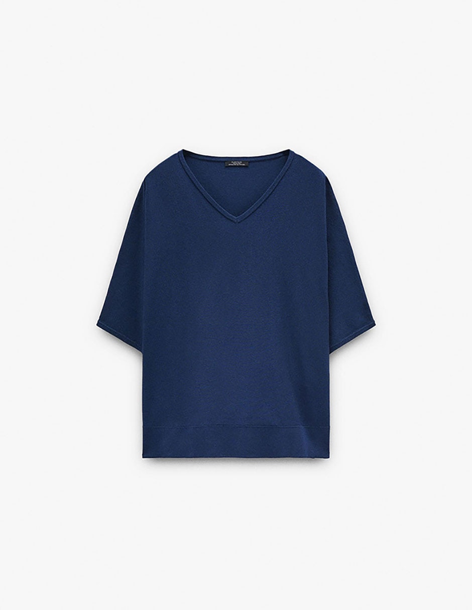 Suéter cuello redondo para mujer 6