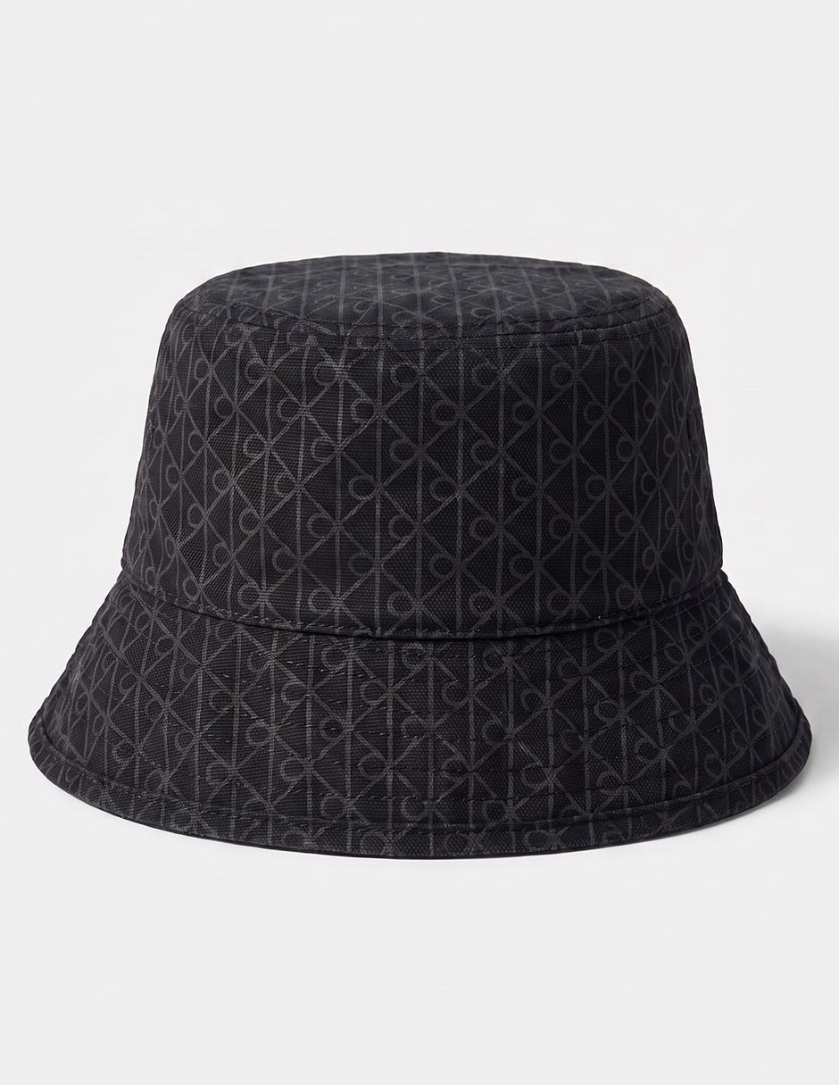 Sombrero bucket calvin klein con estampado logo 1