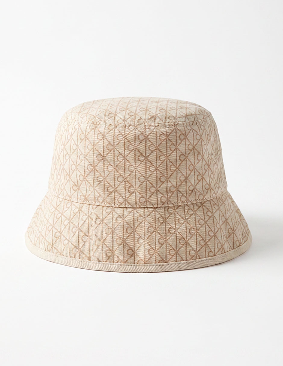 Sombrero bucket calvin klein estampado logo 1