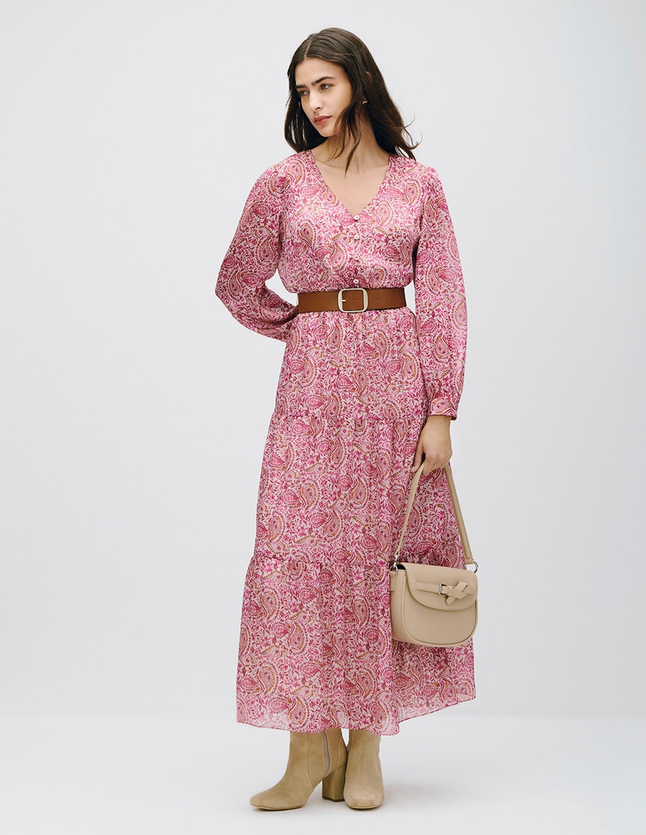 Vestido maxi casual terra para mujer Vestido maxi casual terra para mujer