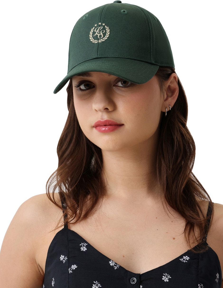 Gorra con visera curva casual para mujer 5