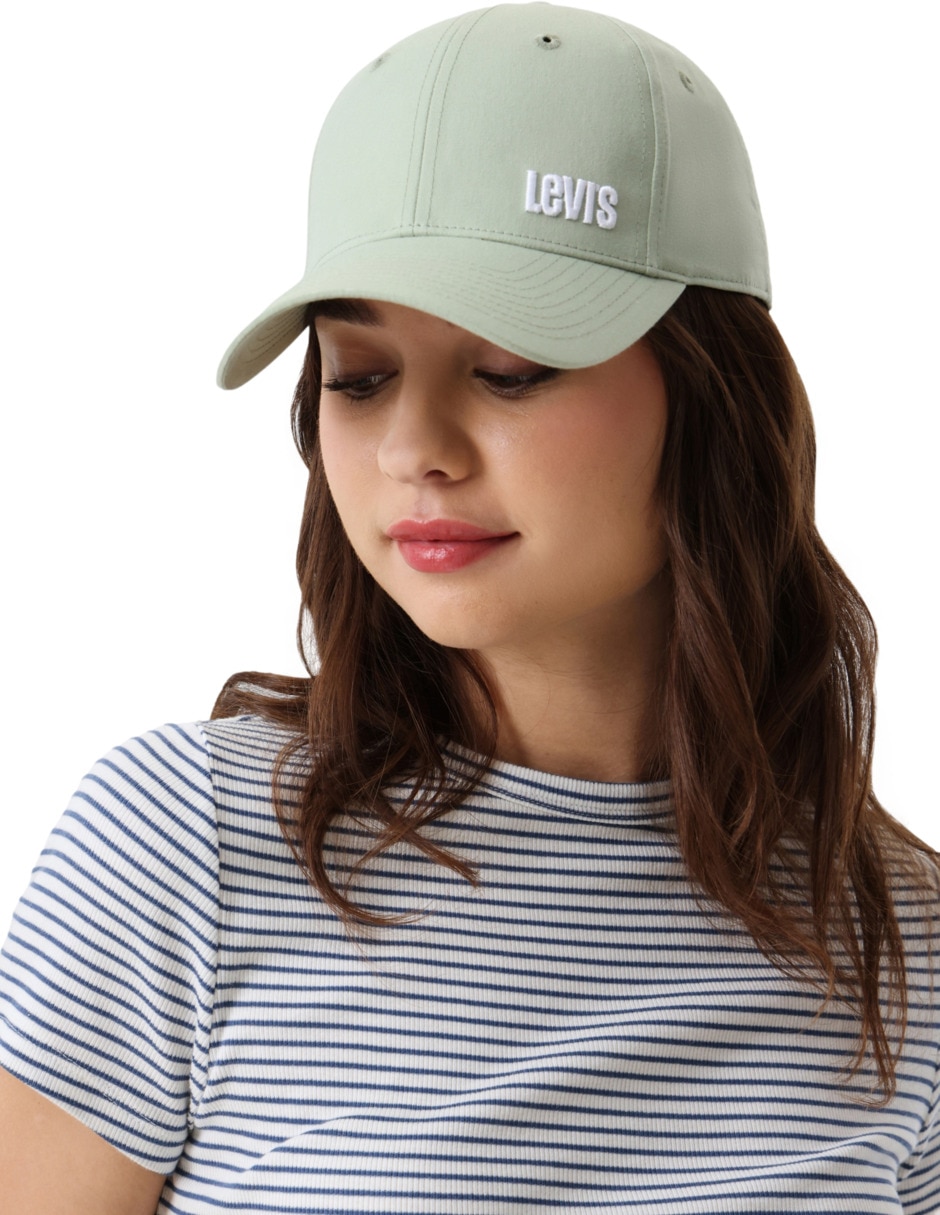 Gorra con visera curva levi's para mujer