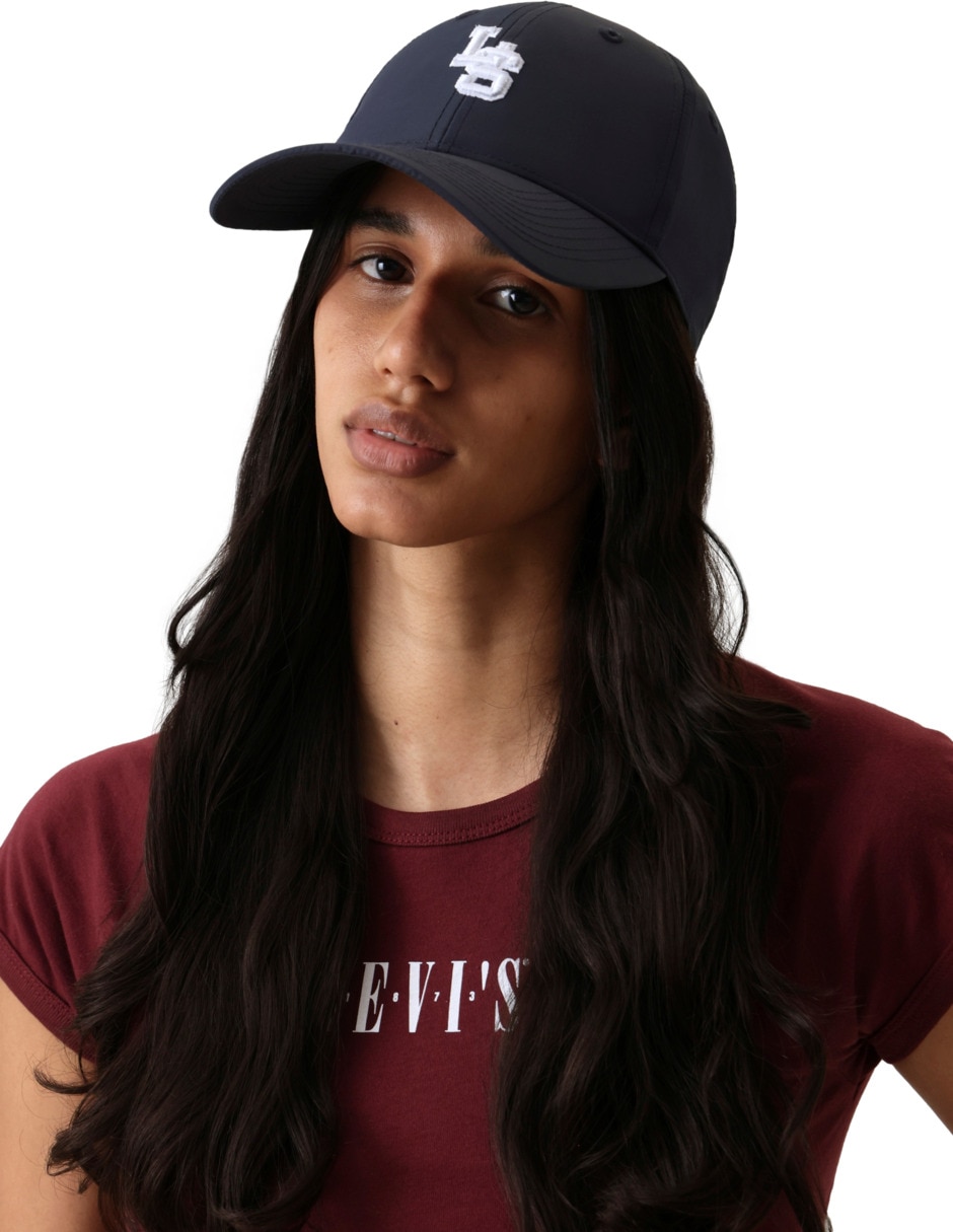 Gorra con visera curva casual para mujer 2