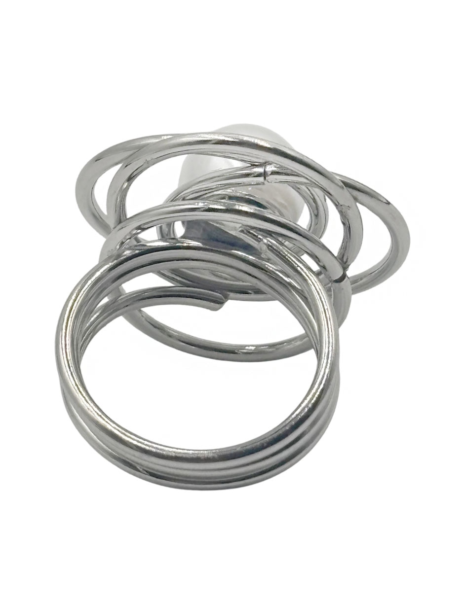 Anillo de flor liso 5