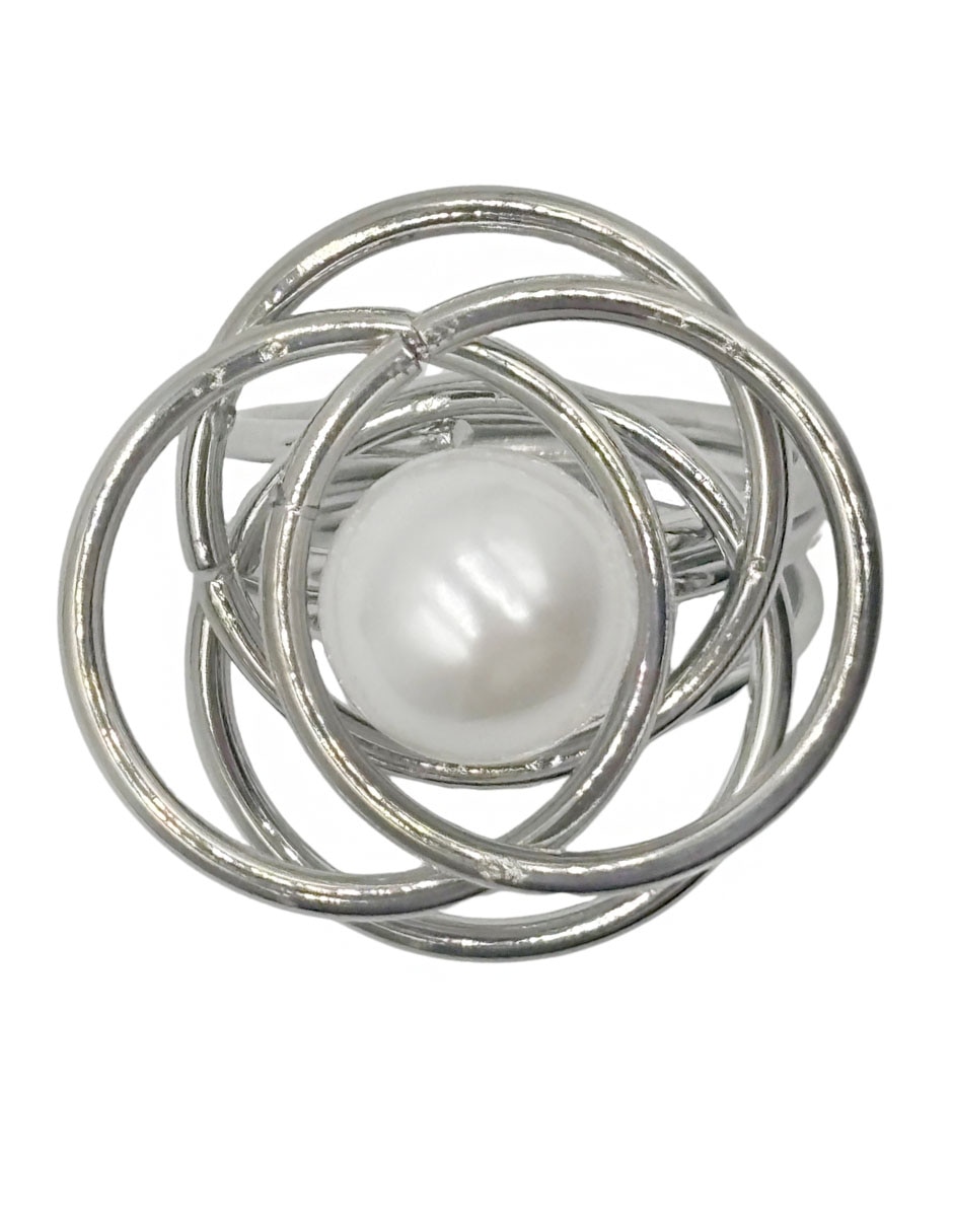 Anillo de flor liso 3
