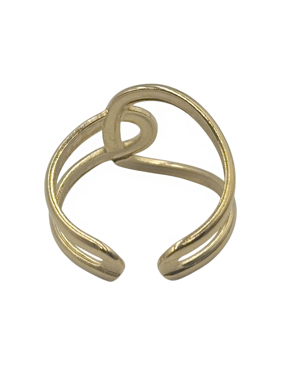 Anillo Joyería de metal liso Anillo Joyería de metal liso