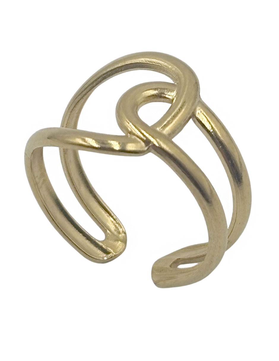 Anillo Joyería de metal liso 5