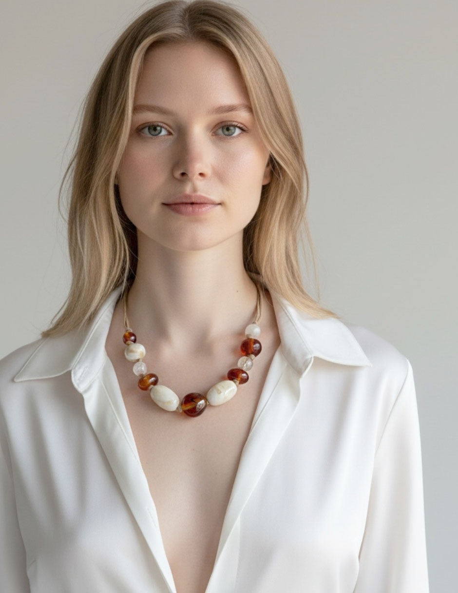 Collar Joyería de piedra 4