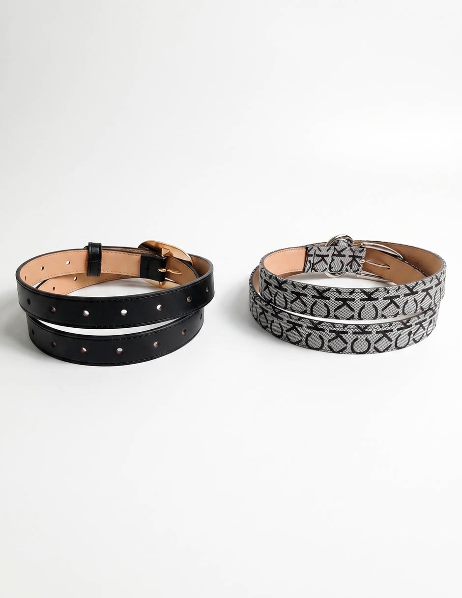 Set cinturón calvin klein para mujer 2