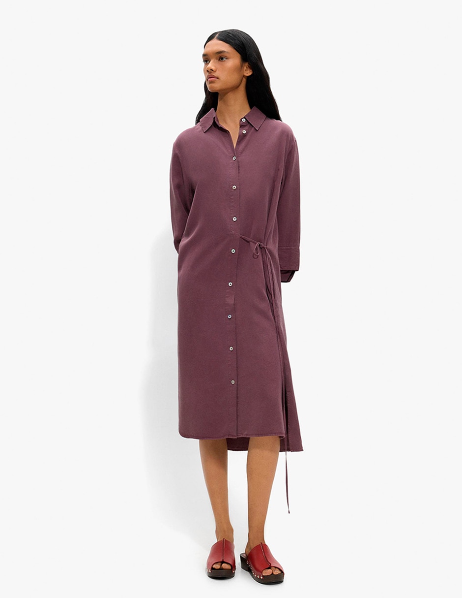 Vestido midi casual t display para mujer Vestido midi casual t display para mujer