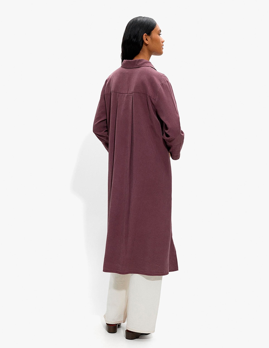 Vestido midi casual t display para mujer 2