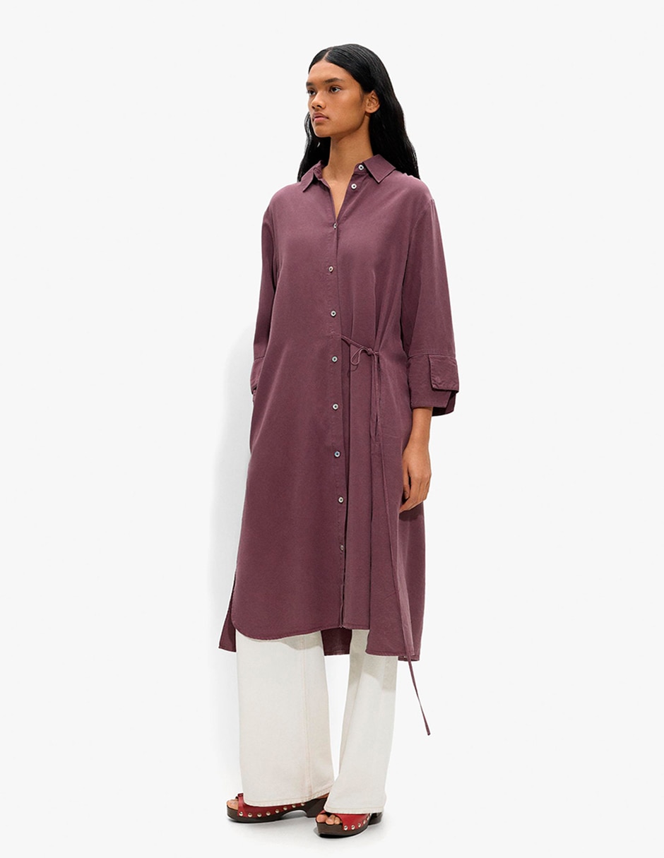 Vestido midi casual t display para mujer 3