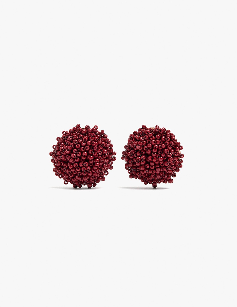 Aretes largos tutti block con acabado mate Aretes largos tutti block con acabado mate