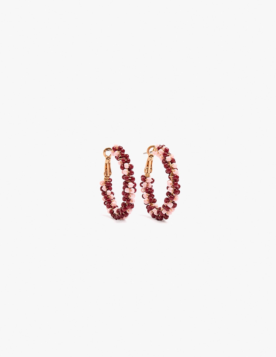 Aretes largos tutti block con acabado mate Aretes largos tutti block con acabado mate