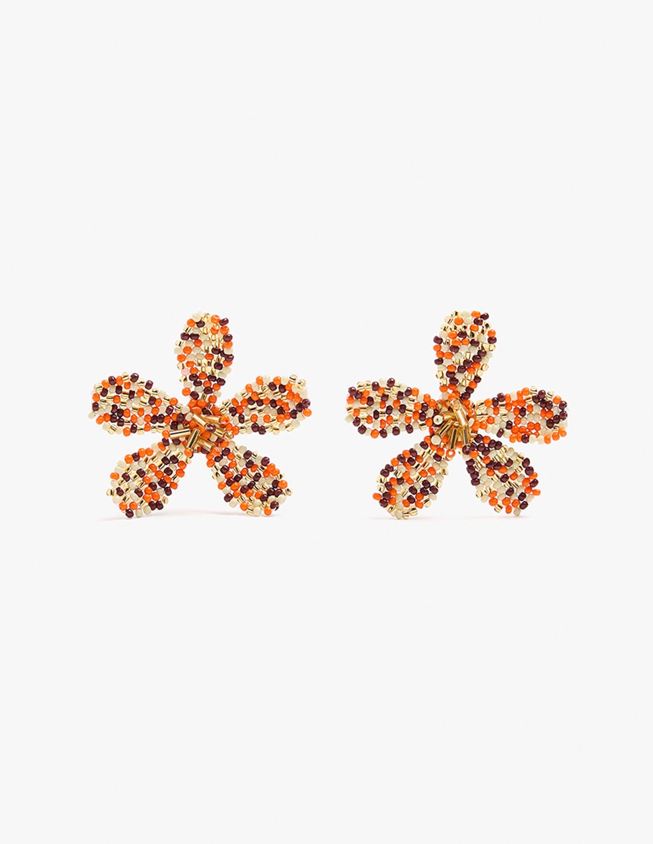 Aretes largos tutti block con acabado mate Aretes largos tutti block con acabado mate