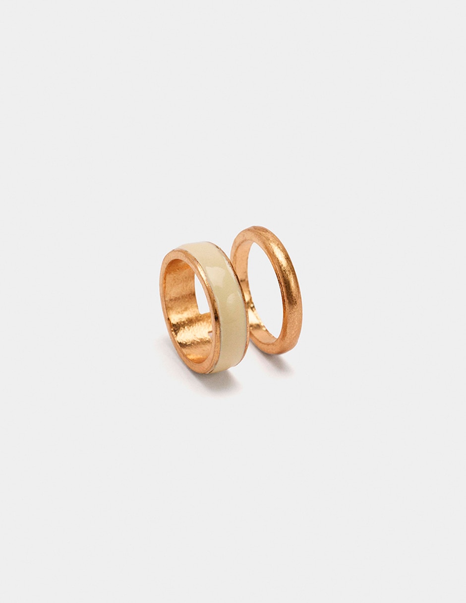 Anillo golden basics extra mate 2