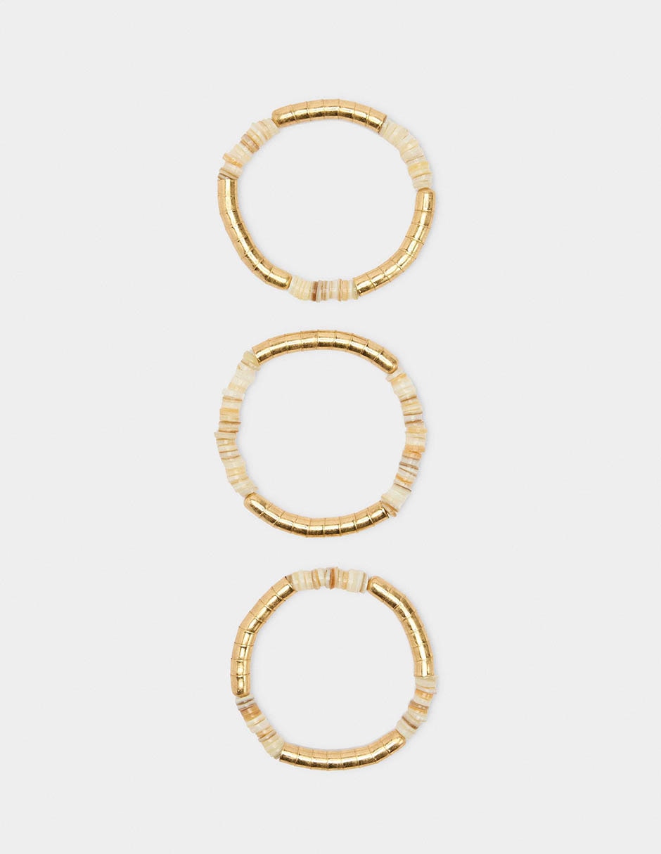 Pulsera con golden basics 3