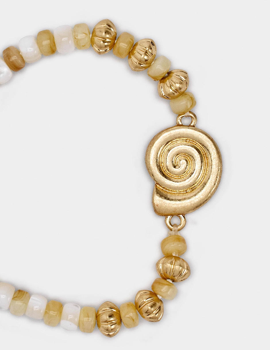Pulsera con golden basics 2