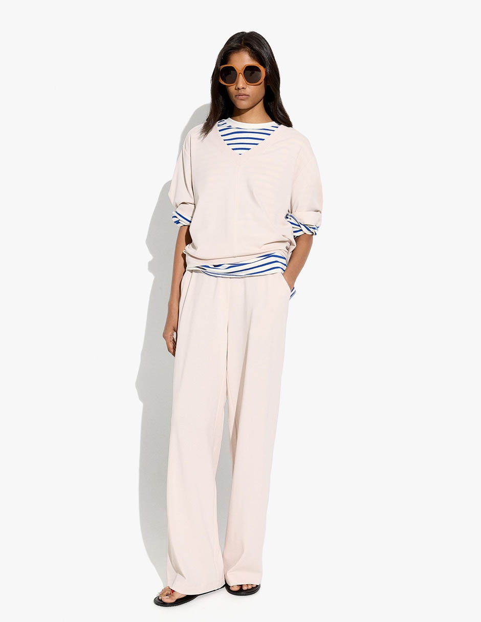 Pantalón regular regular para mujer 7
