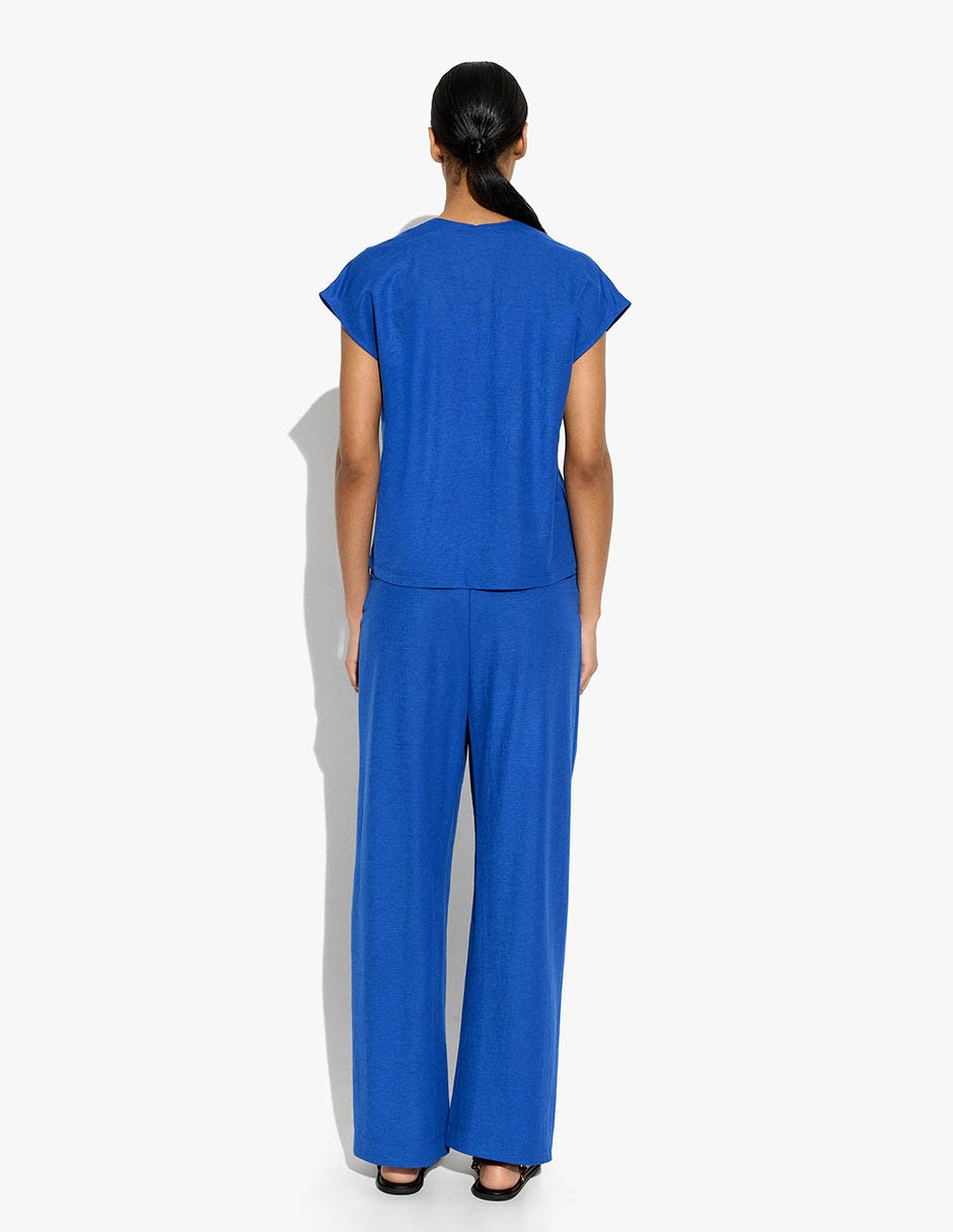 Pantalón regular regular para mujer 2