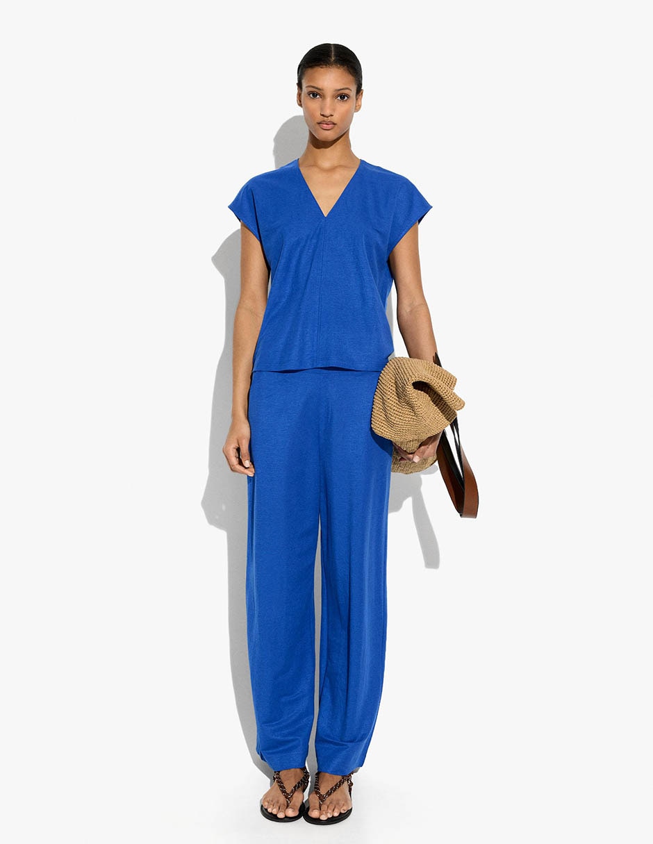 Pantalón regular regular para mujer 3