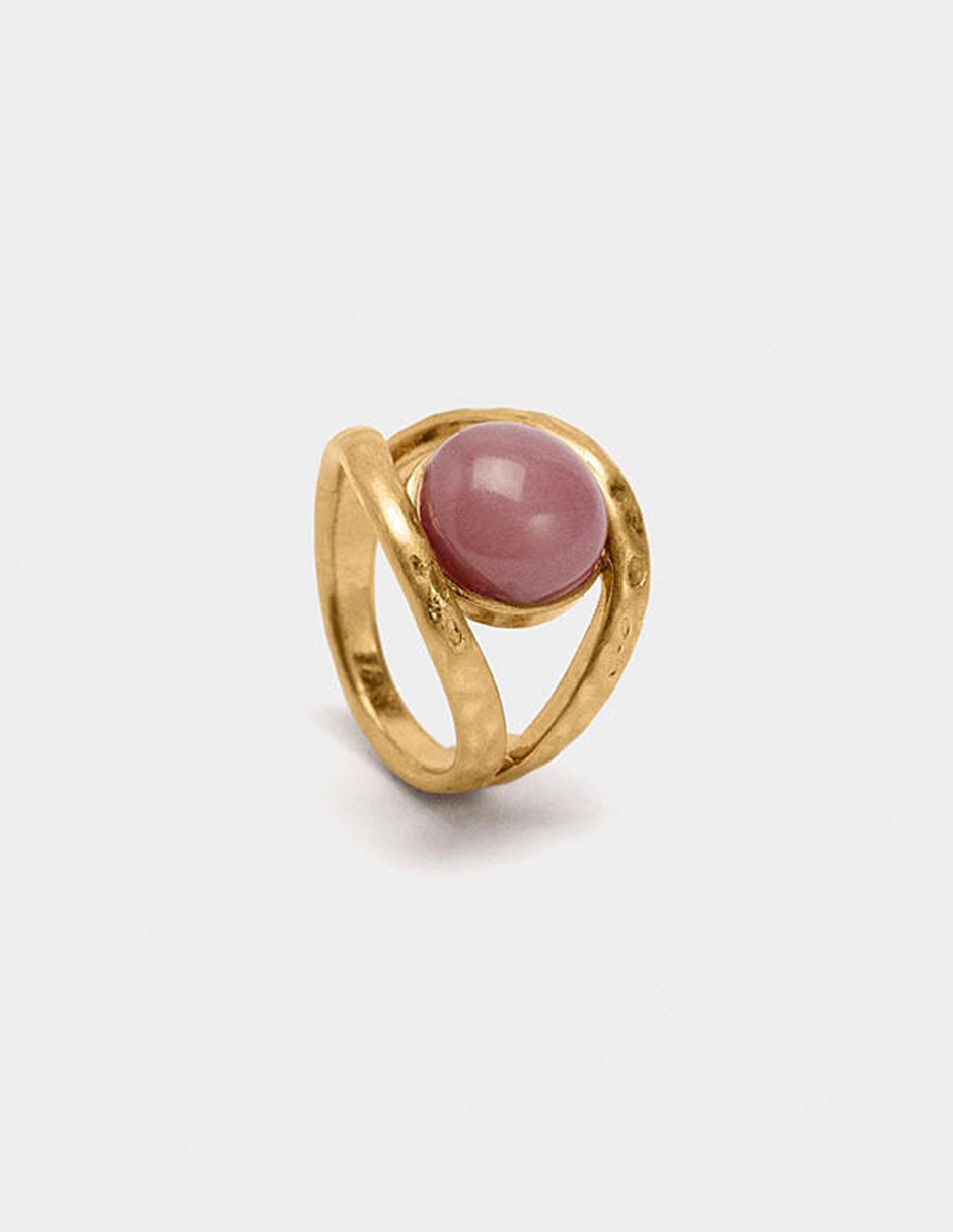 Anillo golden basics mate 2