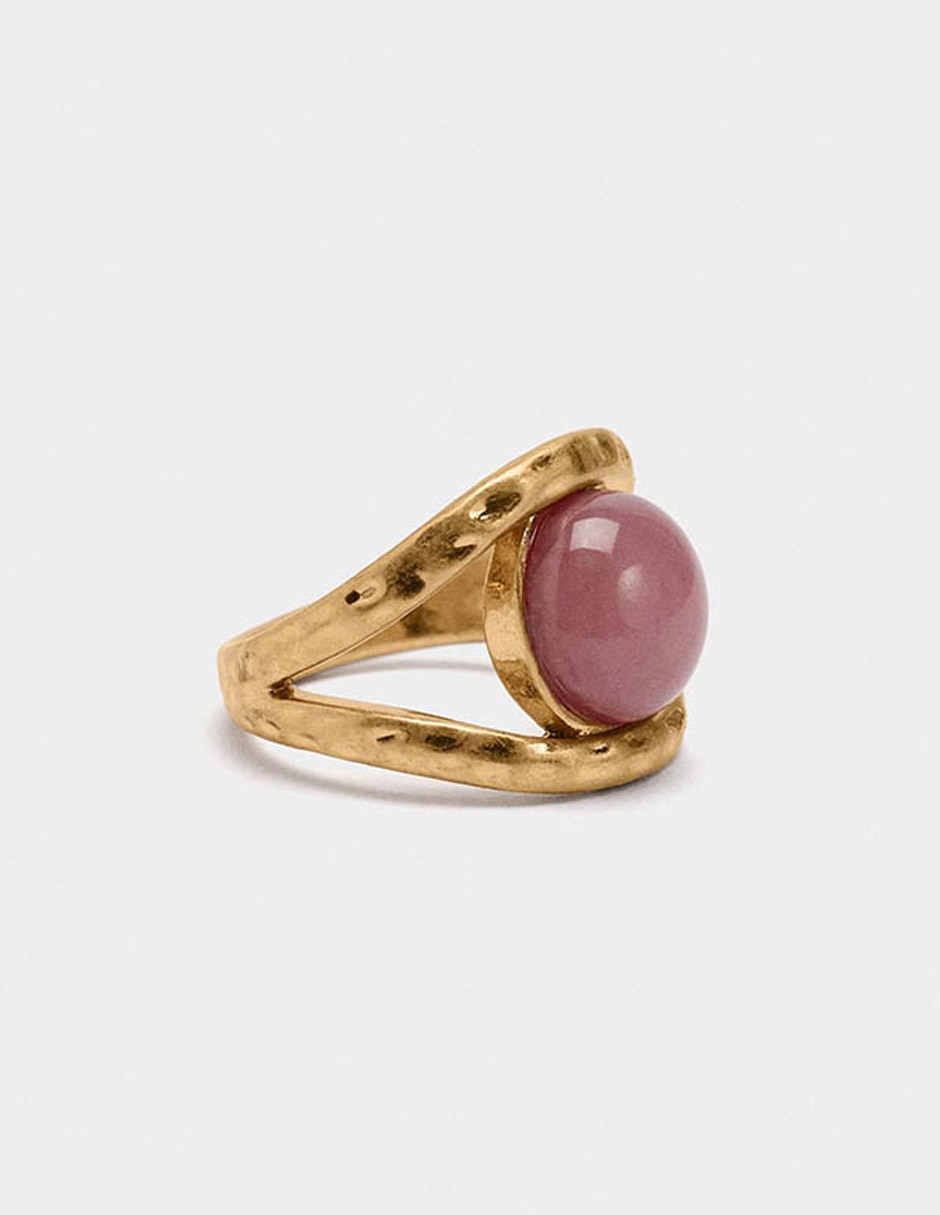 Anillo golden basics mate 4